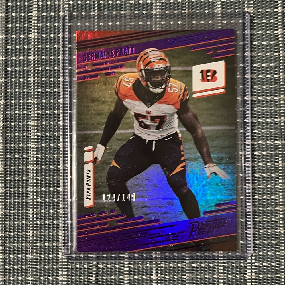 Num: 124/149 🏈 Germaine Pratt Panini Prestige Card #74 , Qty 1